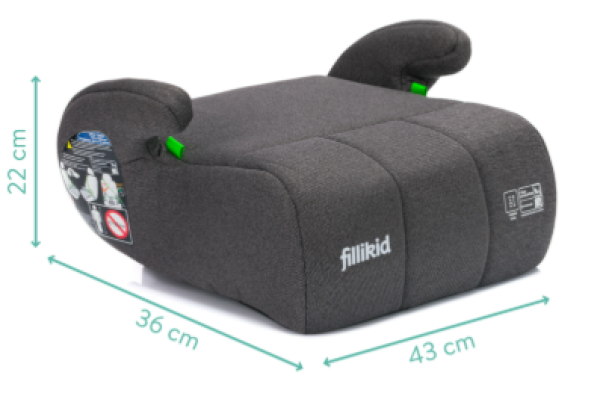Fillikid Sitzerhöhung Comfort grau